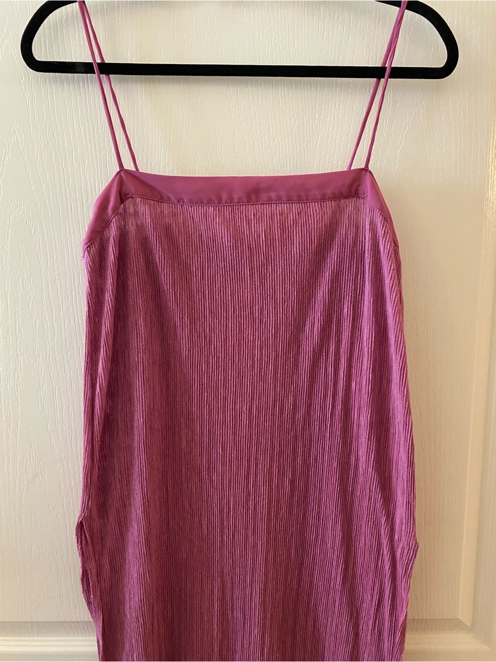 ZARA Pleated Tunic Top w/ Side Slits in Pink - S - Picture 8 of 16
